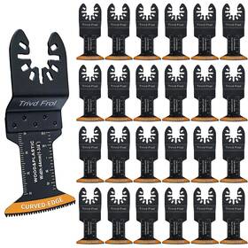 2400024710 Trivd Frol 100pcs Curved-edge Oscillating Tool Blades Professional Universal