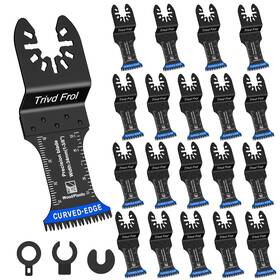 2400027201 Trivd Frol 20pcs Japanese Tooth Oscillating Saw Blades Curved Edge Multitoo