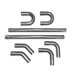 Kc130-8-am Tube Warehouse 3 Inch Exhaust Pipe Kit Mild Steel Mandrel 45 90 Straight U-bend 8pcs 3in Tub