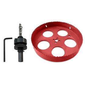 Tunez 880302243080 205 Mm Hole Saw M42 Bi-metal Cutter Set With Hexagon Arbor And