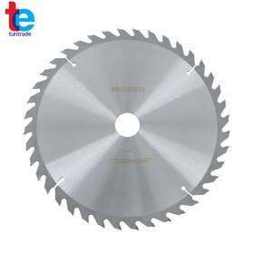 Tr77512 Turitrade 10 Inch 30mm 40t Carbide Tipped Circular Saw Blade For Wood And Metal Cutting Silver