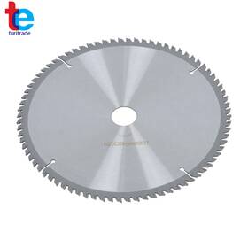 Tr77516 Turitrade 10 Inch 30mm 80t Carbide Tipped Circular Saw Blade For Wood And Metal Cutting Silver