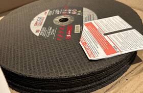 23420 United Abrasives Sait 12x1/8 A24r Portable Saw Cut-off Wheels 10 Pack