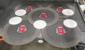 24101 United Abrasives Sait 5 Pack 24x1/4x1 A24n Fast Cutting Stationary Saw Wheel