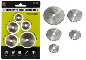 Ss46hs Universal Tool Sona 5pc High Speed Steel Saw Blades 1/4 Inch Arbor For Soft Materials
