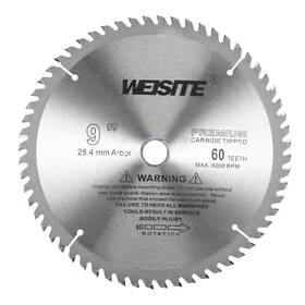 Uxcell 714998695185 9 Inch Circular Saw Blade 60t 3/4 Arbor Wood Tungsten Carbide Tipped Slitting
