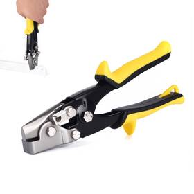 Vazioyar 703775446614 Snap Lock Punch Tool For Sheet Metal 9 Inch Gutter End Cap Crimper Tools V