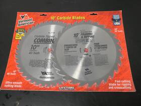 03387 Vermont American Blade Pack 10 Inch 40t And 28t