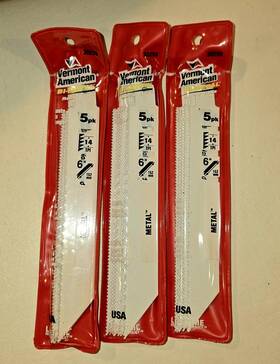 30259 Vermont American 3pk New 6 Inch Free Shipping