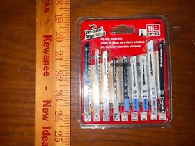 30049 Vermont American Jig Saw Blades 16 Piece Set U-shank