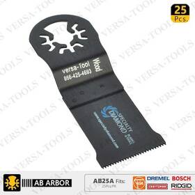 Ab25a Versa Tool 35mm Hcs Wood Cutting Multi-tool Saw Blades Pk 25