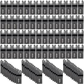 Vevor 840281544530 100pcs Oscillating Saw Blades Quick Release Multitool Kit Hcs Too