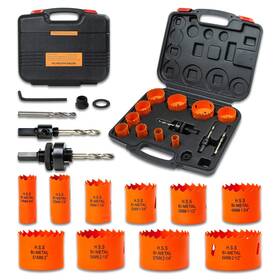 Vktby111 Vikiton Hole Saw Kit Bi Metal With Case General Purpose Size From 3/4ftft To... Fast Ship