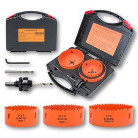 Vktby113 Vikiton Hole Saw Kit For Metal And Wood Plastic Project Bi-metal Set With C