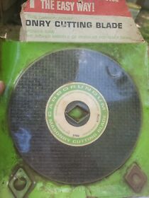 Rcc7a Vintage 7inch Dia Carborundum Masonry Cutoff Blade 1x1-1/4inch Diamond Arbor