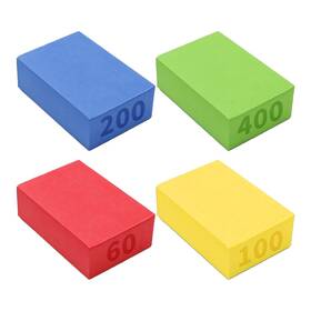Fxtys34 Vkinman 4pcs Angled Sanding Sponge Hand Diamond Pads For Ceramic Stone Marble
