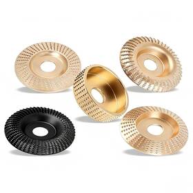 Vkq-002 Vkq 313045748715 5 Pack Angle Grinder Wood Carving Disc Set 4 Inch And 1/2 Shaping Wheels Fo