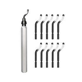 V-deburr-01 Voltrish 11-blade Deburring Tool For 3d Printing Premium High-speed Steel Blades