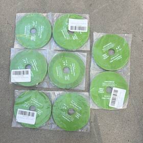 X004sz1qzf Warmtree 4.5 Inch Glass Cutting Disc Green For Jade Crystal Lot Of 20 Discs