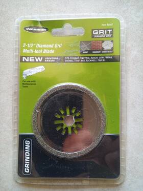 68957 Warrior 2.5 Inch Diamond Grit Multi-tool Blade Brand
