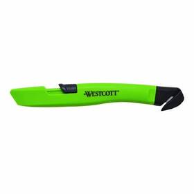 Westcott 012899944938 Safety Ceramic Blade Box Cutter 0.5 Inch 5.7 Plastic Handle Green Bundle
