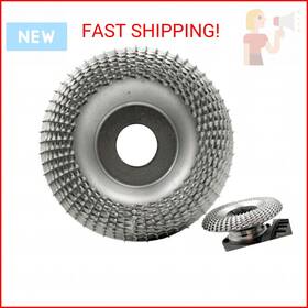 Winbyoan 744759204356 Wood Carving Disc Grinder Shaping 7/8 Inch Bore Tungsten Carb