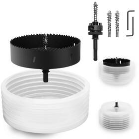 Wobllmx 725187628709 6-1/2 Inch 165mm Hole Saw For Recessed Lights Bi-metal Cutter With