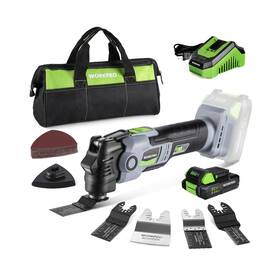 W125282ae Workpro 20v Oscillating Tool Kit Cordless And Brushless 19 000 Rpm... Fast Ship