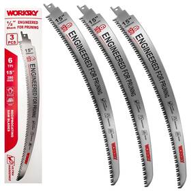 Worksky Wks-bsd-3 15 Inch Japanese Teeth Arc Edge Reciprocating Saw Blade Curved Wood Pru
