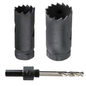 Qhs-25a Wowsupm 25/32 1 Inch Hss Bi Metal Hole Saw Cutter With Arbor Heavy Duty Bit