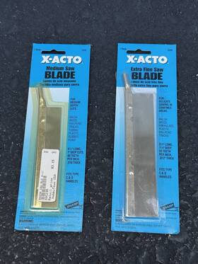X235 X-acto X239 2 Saw Blade 4 1/2 Inch 1 Tool Medium Extra Fine