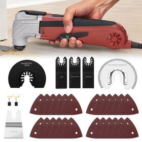 300b Xpeoo Fujiwara Oscillating Tool Multi-tool Kit 2.5amp 6 Variable Speed With Quick