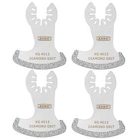 Xg4001 Xxgo Tech 711181868463 4 Pcs Diamond Multi Tool Grout Remover Blades For 1/8 Inch Removal