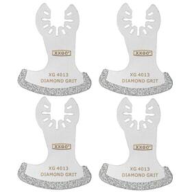 Xg4001s Xxgo 4 Pcs Oscillating Multi Tool Diamond Segment Swing Grit Grout