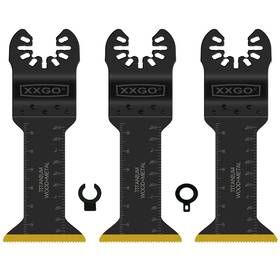 Xg5203 Xxgo 3 Pcs Titanium Oscillating Multi Tool Blades Extra Long Reach Saw