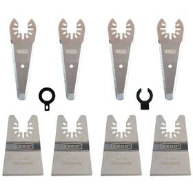 Xg8201 Xxgo 8 Pcs Oscillating Tool Scraper Blades To Remove Caulking Adhesive Glue Sealan
