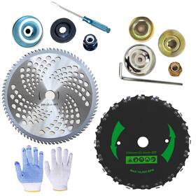 Bcb-01 Ycferesy Upgraded 9 Inch X 20t Chainsaw Tooth Cutter 110 80t Carbide Tip Brush Blades W