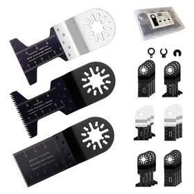 4-yob-20s-1 Yoibuy 20 Pcs Oscillating Tool Blades Combination Pack With 3 Types Tools For Wood A