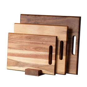 02.ymxcy001 Ystkc Acacia Wood Cutting Boards Set Of 3 Pcs For Kitchen Large Wooden Cutti