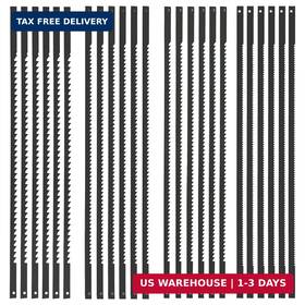 Tpi24 Yullsorom Tpi10 Tpi15 Tpi18 24pcs 5-inch Scroll Saw Blade Pin End Replacement 24 Pack For W 3921 3923 Drem Craft