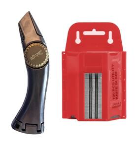 19-331 Zeluga Fixed Blade Roofing Knife And 100 Pc. Utility Hook Value Pack