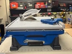 Kobalt 6 -amp 7.0-IN -blade Wet Tabletop Sliding Tile Saw Kws (TDW039107). Fixed Price $154.99.