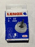 Lenox 7/8" (22MM) Spring Loaded Carbidehole Saw - Metal New Package. Fixed Price $19.50.