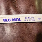 Blu-mol Hacksaw Blades 12" X1/2"X32 Tpi Bi Metal Made In Usa, 10 Pack 1232UL. Fixed Price $18.98.