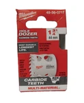 Milwaukee Hole Dozer 1-3/4 In. Carbide Teeth- 49-56-0717-LARGE Thread Arbor. Fixed Price $18.95.