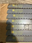 Fein 6-35-03-063-00-7, Z22-6 Hss, 11 3/4 Saw Blades Made Germany 63503063007. Fixed Price $21.99.