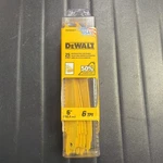 Dewalt DW4802B5 6 Tpi Taper Back Bi-metal Reciprocating Yellow 25 Blades. Fixed Price $42.99.