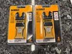 Brand New (lot Of 2) Dewalt (DWA4203-3) Bi-metal Oscillating Blades 3-PACK. Fixed Price $25.00.