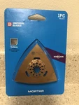 Imperial Blades Starlock 3-1/8"L Carbide Grit Triangular Oscillating Saw. Fixed Price $12.39.