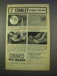 1955 Stanley Hammer, Rule, Builders Saw, Track Ad. Fixed Price $17.99.
